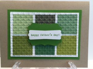 Gumball Green Fathers' Day card