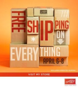 Free shipping April 6-8, 2013