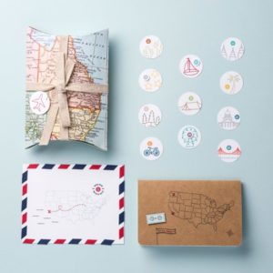 New photopolymer sets Map It Out and Greetings From by Stampin' Up!