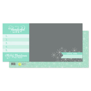 Wonderful Five Christmas Trifold Card Template