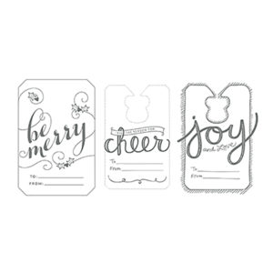 Merry, Joy & Cheer Stamp Brush Set