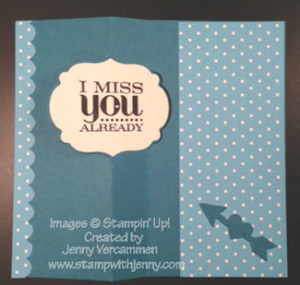 Stampin' Up! Label Thinlit Hi Card