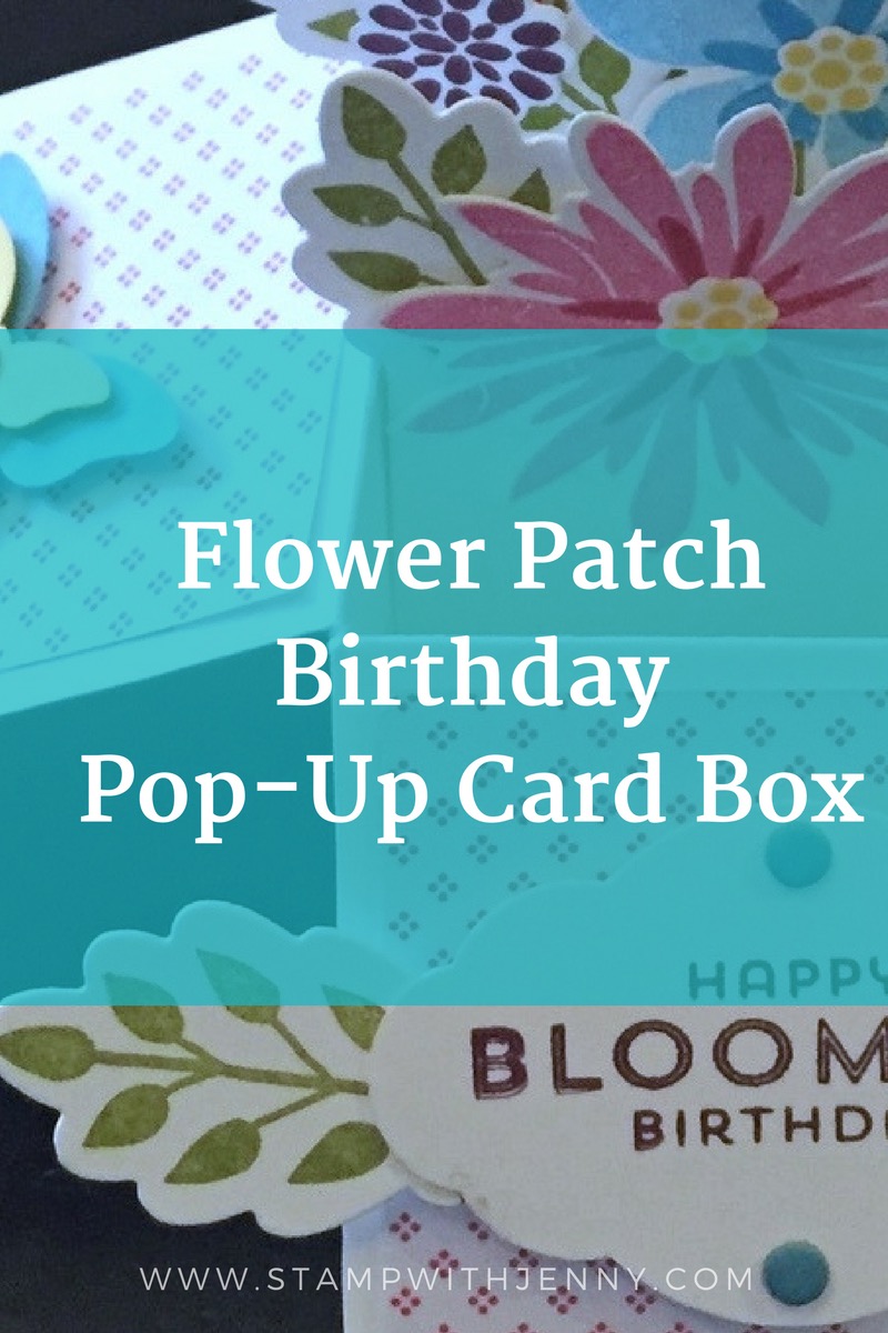 Flower Patch Birthday Pop-Up Box Card