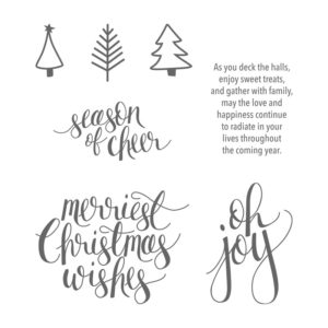 Watercolor Christmas Stamp Set